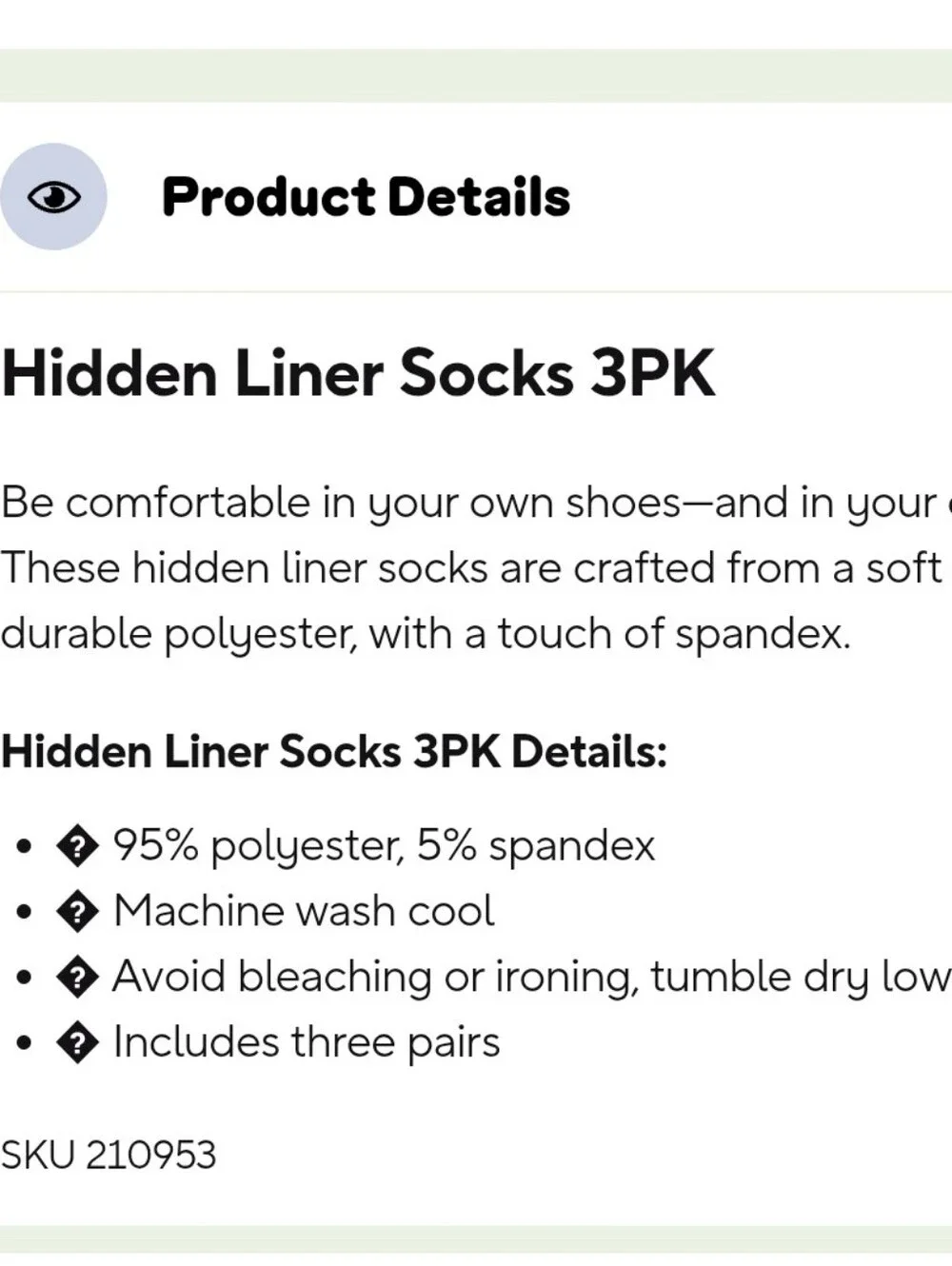 Crocs 3-PK Hidden Liner Socks- White
